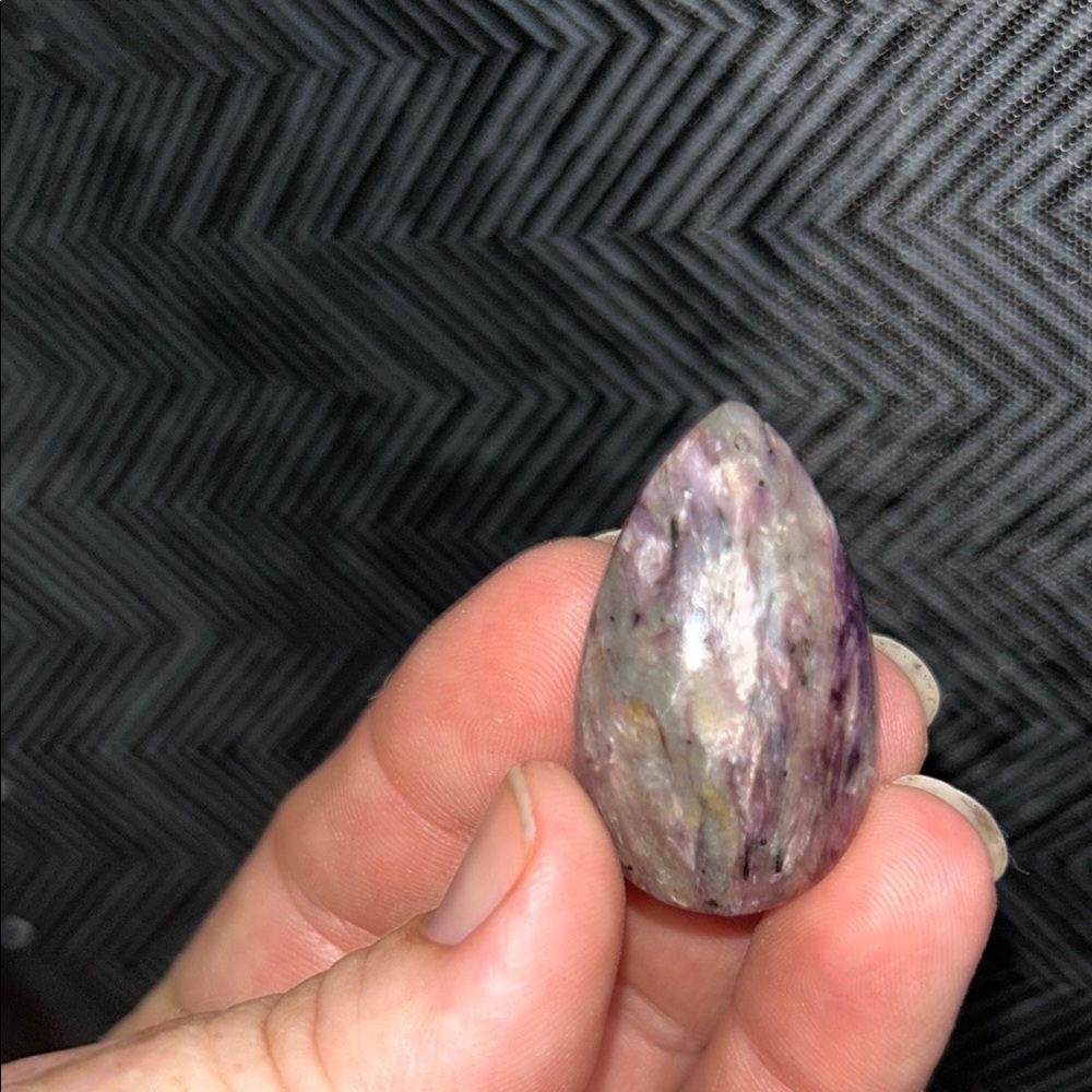 Charoite Teardrop Gemstone